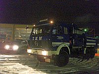 MastKW THW 99300 auf dem Weg nach Wunstorf