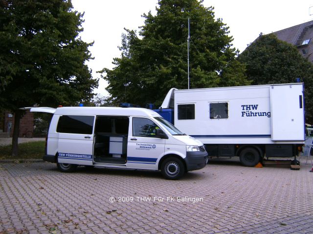 Ausstellungsfläche auf dem Gelände der Bereitschaftspolizei Böblingen