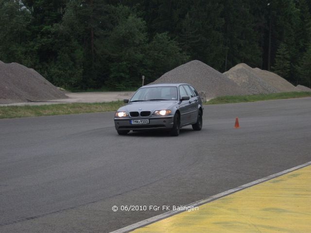 Slalom auch mit dem GFB BMW