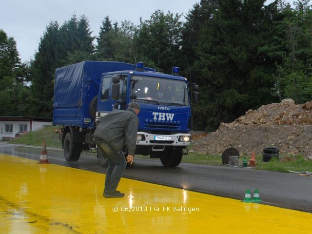 Wie schnell bremst ein LKW bis zum Stillstand, erste Vorführung