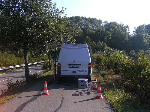 Relaisstelle, gestellt durch den FüKW der FGr FK Balingen