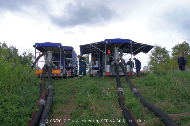 Zwei Hanibal Pumpen im Einsatz