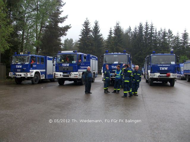 Bereitstellung der Wettkampfmannschaften an der FüSt Zizenbühl