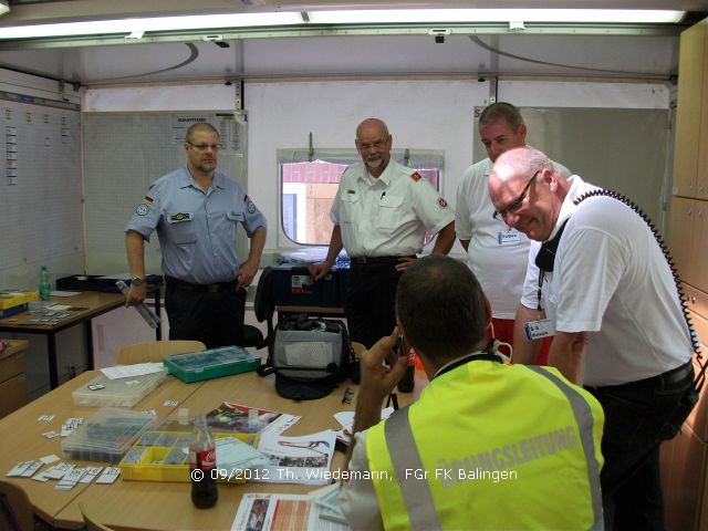 Besuch in der THW FüSt, Reinhard Felger, Geschäftsführer im GFB Tübingen