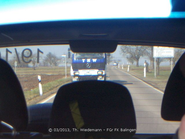 Anfahrt nach Neuausen auf den Fildern zur THW Bundesschule