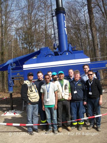 Gruppenbild des Einsatzteams