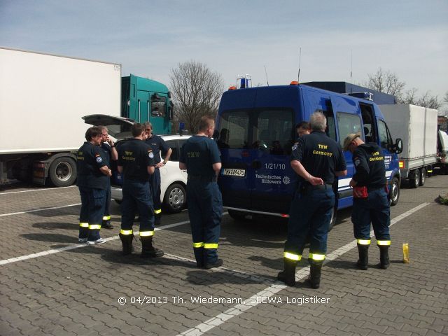 Technischer Halt auf der Fahrt in die Schweiz über Österreich