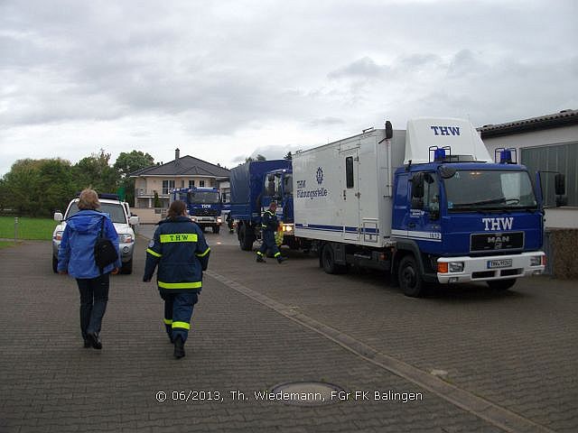 Zusammenstellung des Verbandes auf dem Gelände des OV Balingen