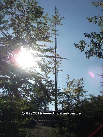 Sonnenuntergang im Einsatzgebiet