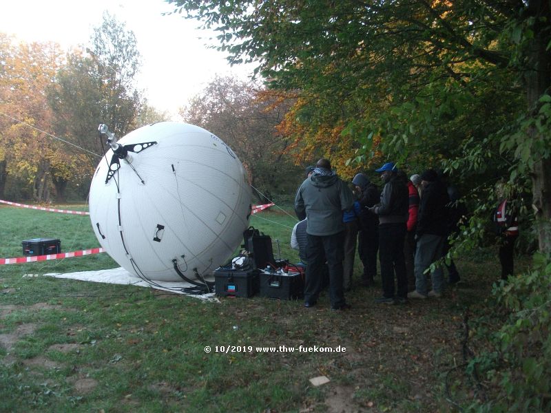 Satellitenantenne der UN