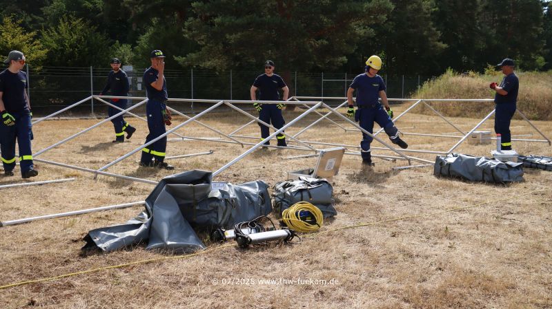 Aufbau der Stangenzelte SG 300 STZ